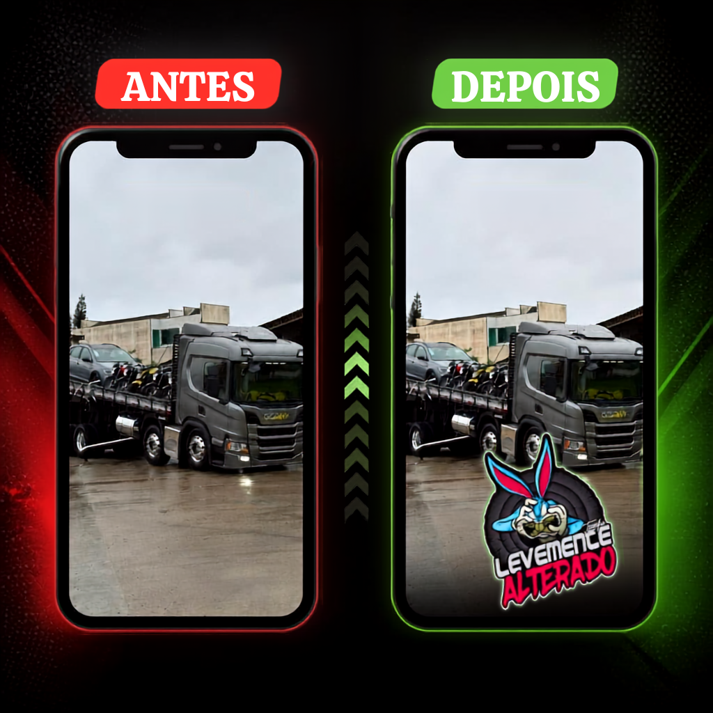 Antes e Depois - Levemente Alterado
