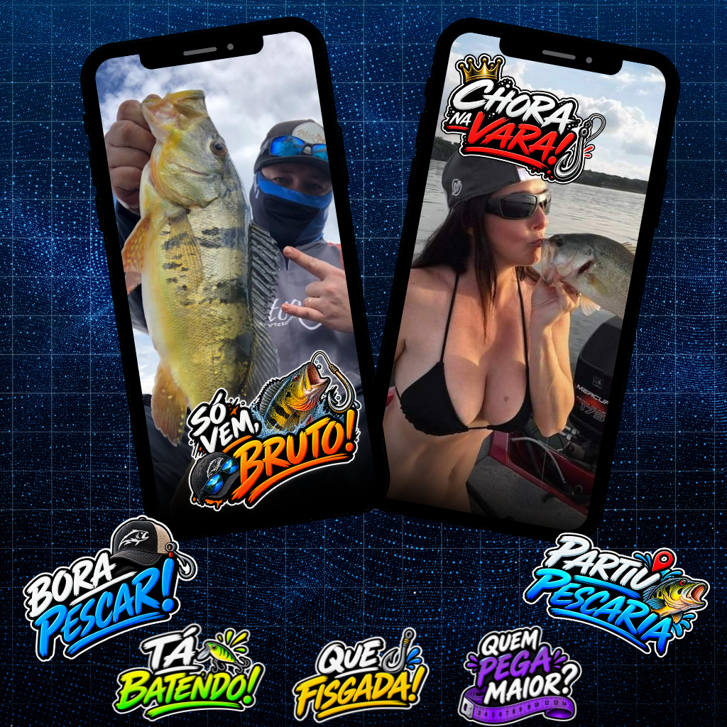 Pack de figurinhas brabas